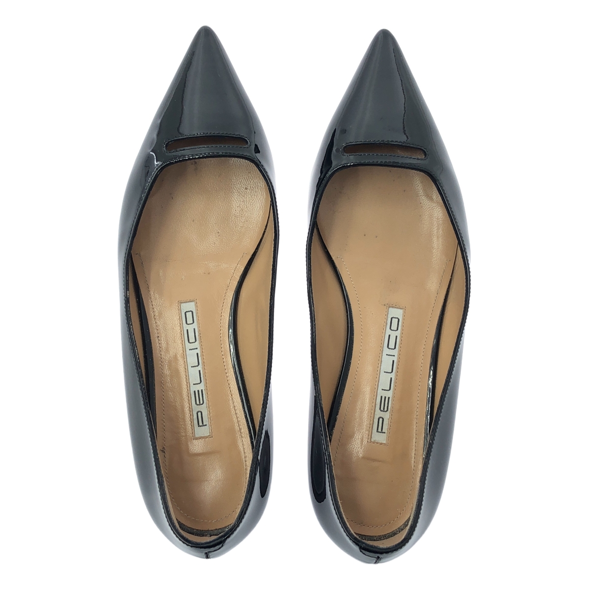 PELLICO / ペリーコ パテントレザーポインテッドトゥパンプス