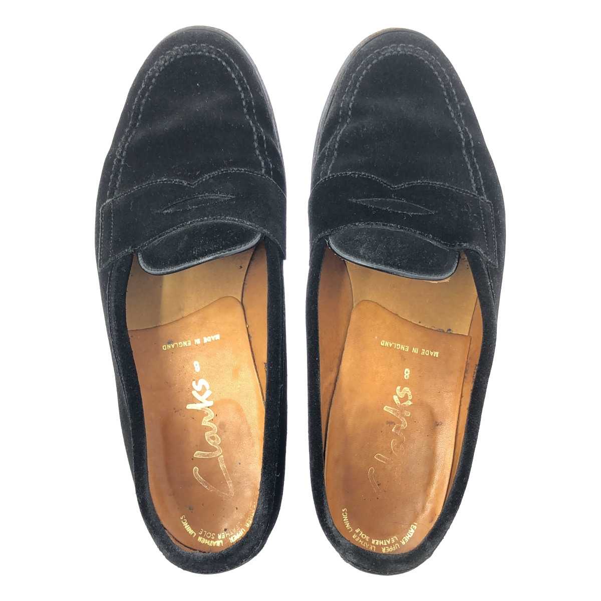 clarks / クラークス スエード コインローファー イングランド製