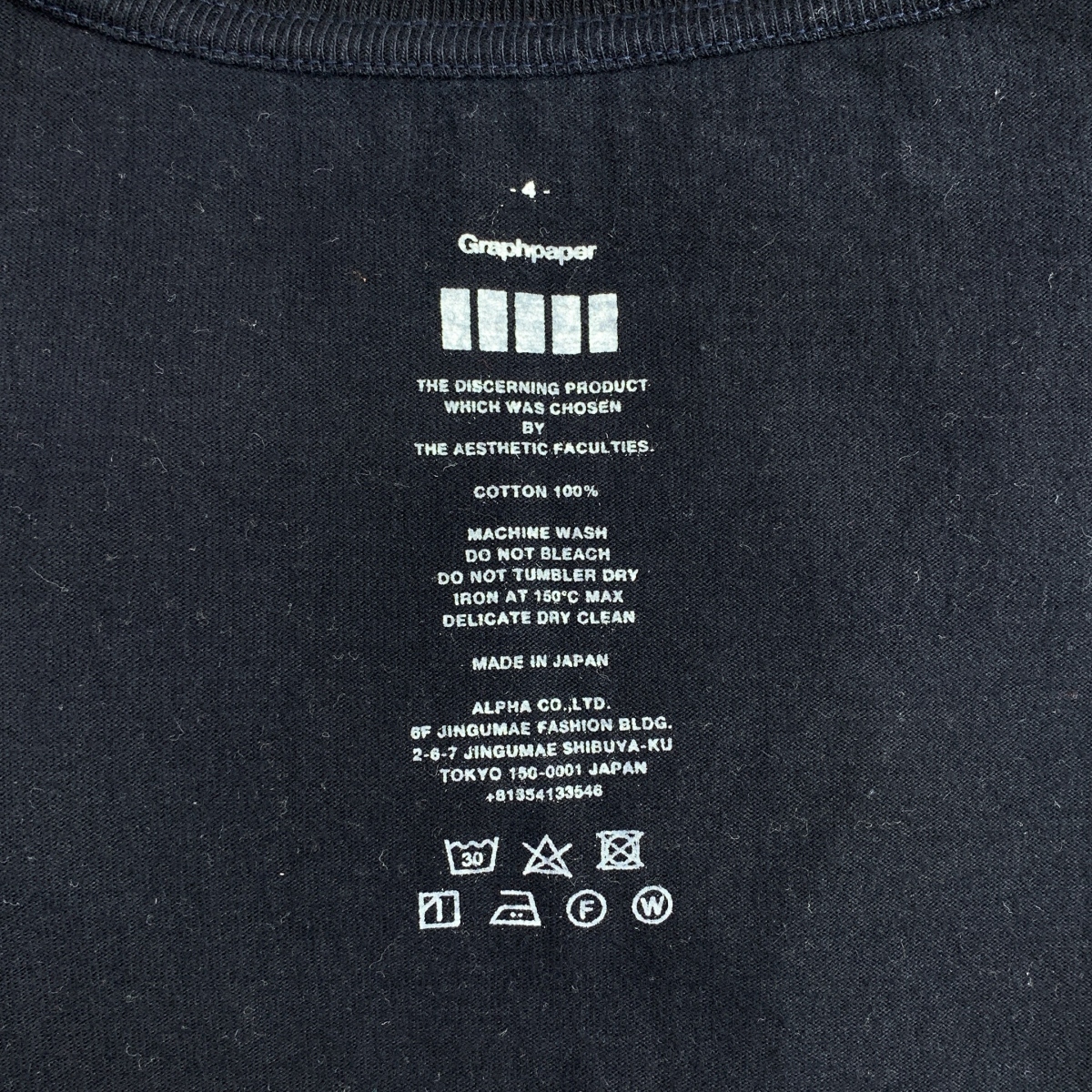 Graphpaper / グラフペーパー CREW NECK TEE クルーネックTシャツ