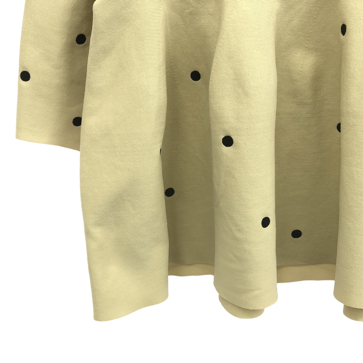 CADUNE / カデュネ ドット ペプラム チュニック トップス