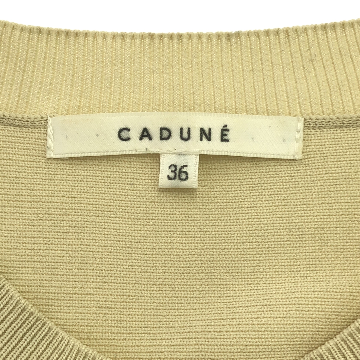 CADUNE / カデュネ ドット ペプラム チュニック トップス
