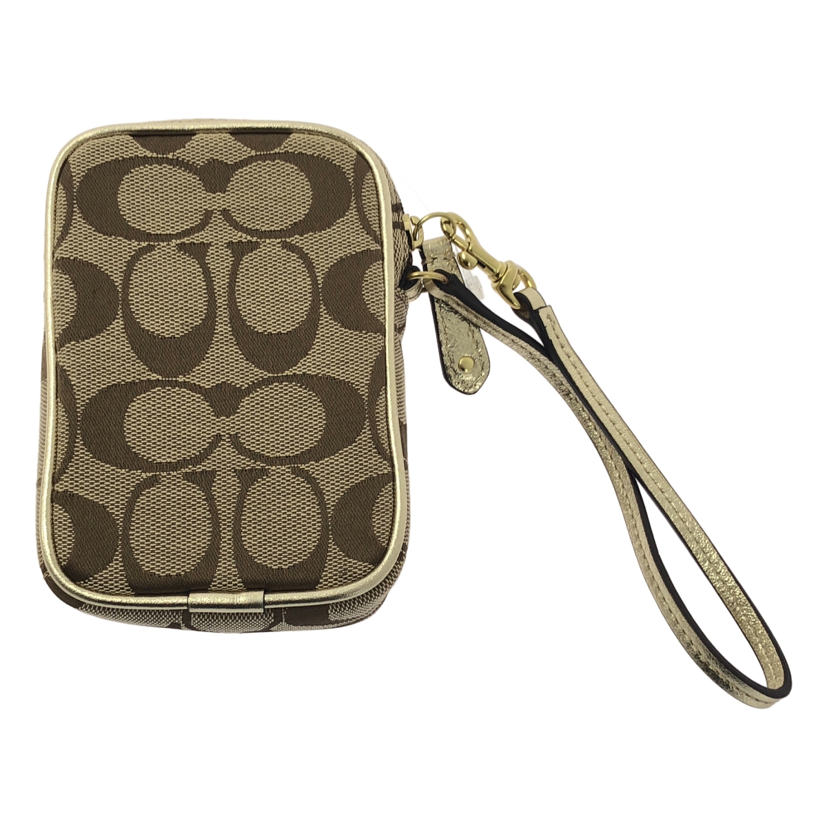 COACH / コーチ シグネチャー ロゴ フラワー装飾 ポーチ バッグ