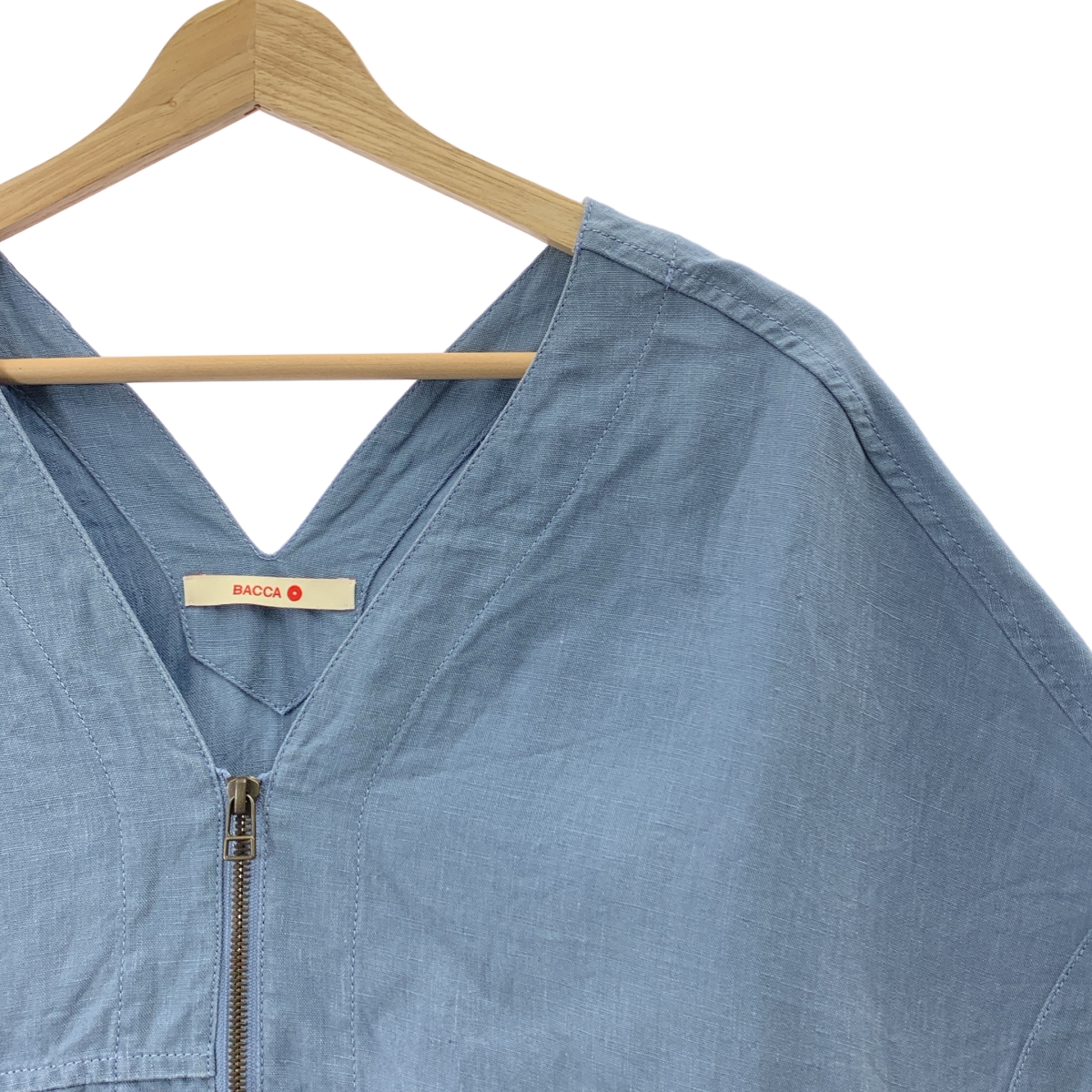 その他 リネン ノースリーブ カフタン ワンピース