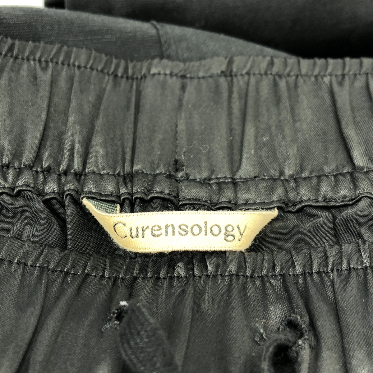 Curensology / カレンソロジー コットン リネン ダブル ウエストパンツ