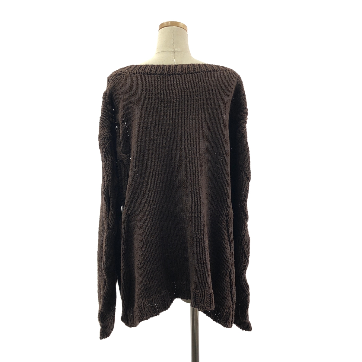 JUN MIKAMI / ジュンミカミ コットン オーバーサイズ ローゲージニット