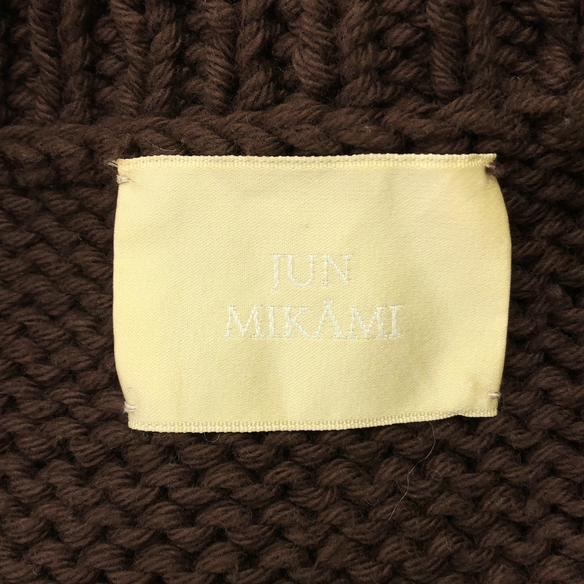 JUN MIKAMI / ジュンミカミ コットン オーバーサイズ ローゲージニット