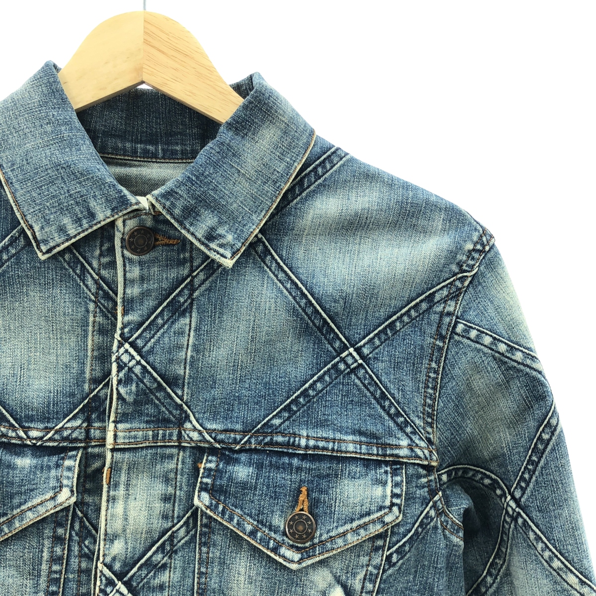 JUNYA WATANABE COMME des GARCONS / ジュンヤワタナベ 特殊加工 再構築 デニム ジャケット