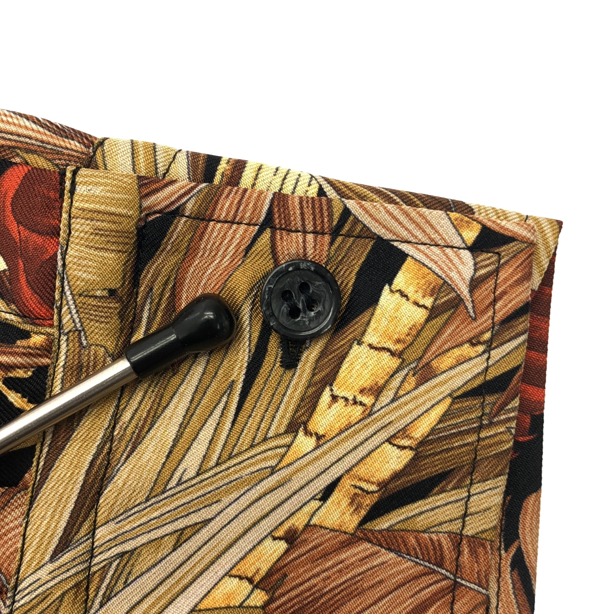 Salvatore Ferragamo / サルヴァトーレフェラガモ silk 100％ / シルク 総柄 オーバー シャツ ブラウス