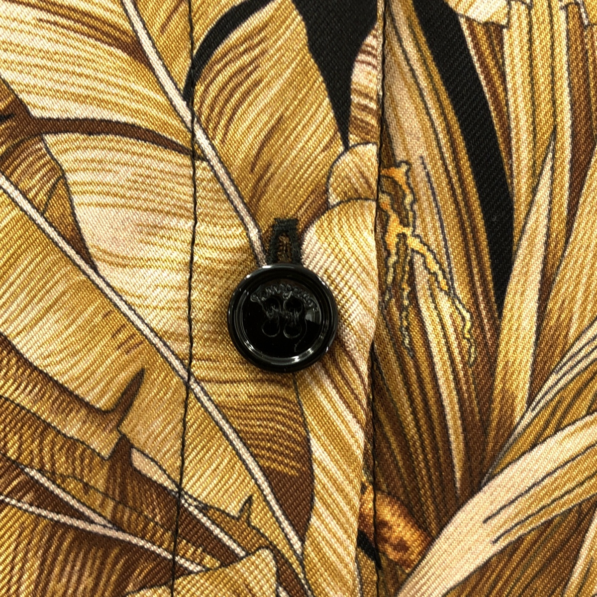 Salvatore Ferragamo / サルヴァトーレフェラガモ silk 100％ / シルク 総柄 オーバー シャツ ブラウス