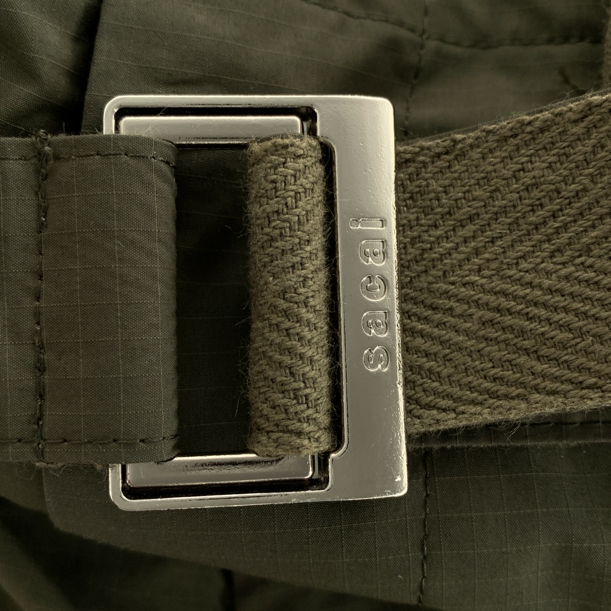 sacai / サカイ Rip Stop Cargo Pants / リップストップ ベルテッド ミリタリー カーゴ ワイド パンツ