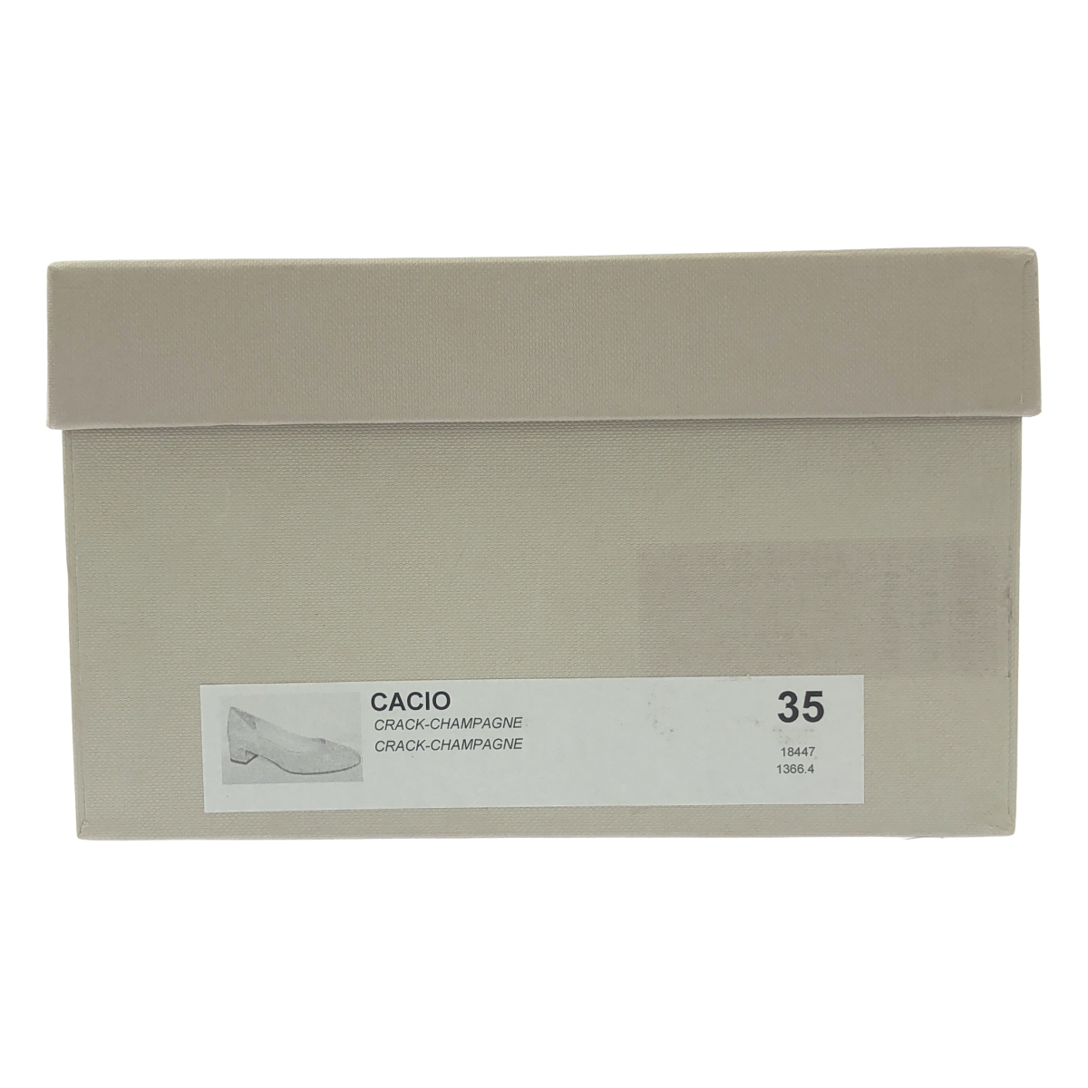 DES PRES / デプレ CACIO クラックレザー メタリックパンプス