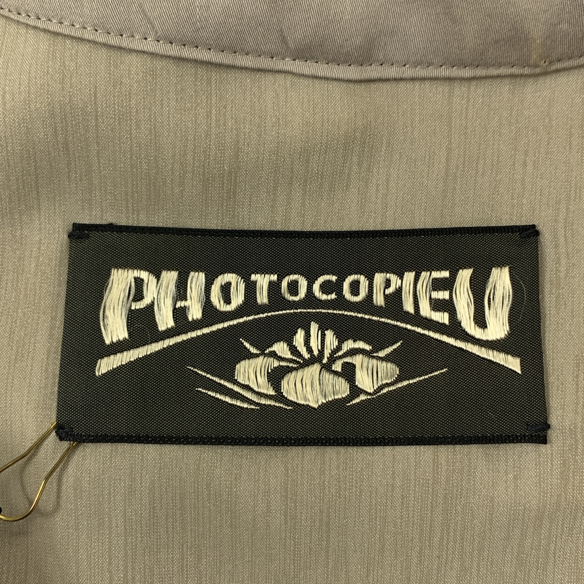 PHOTOCOPIEU / フォトコピュー AMBRE スタンドカラー コットン ベルテッド ワンピース