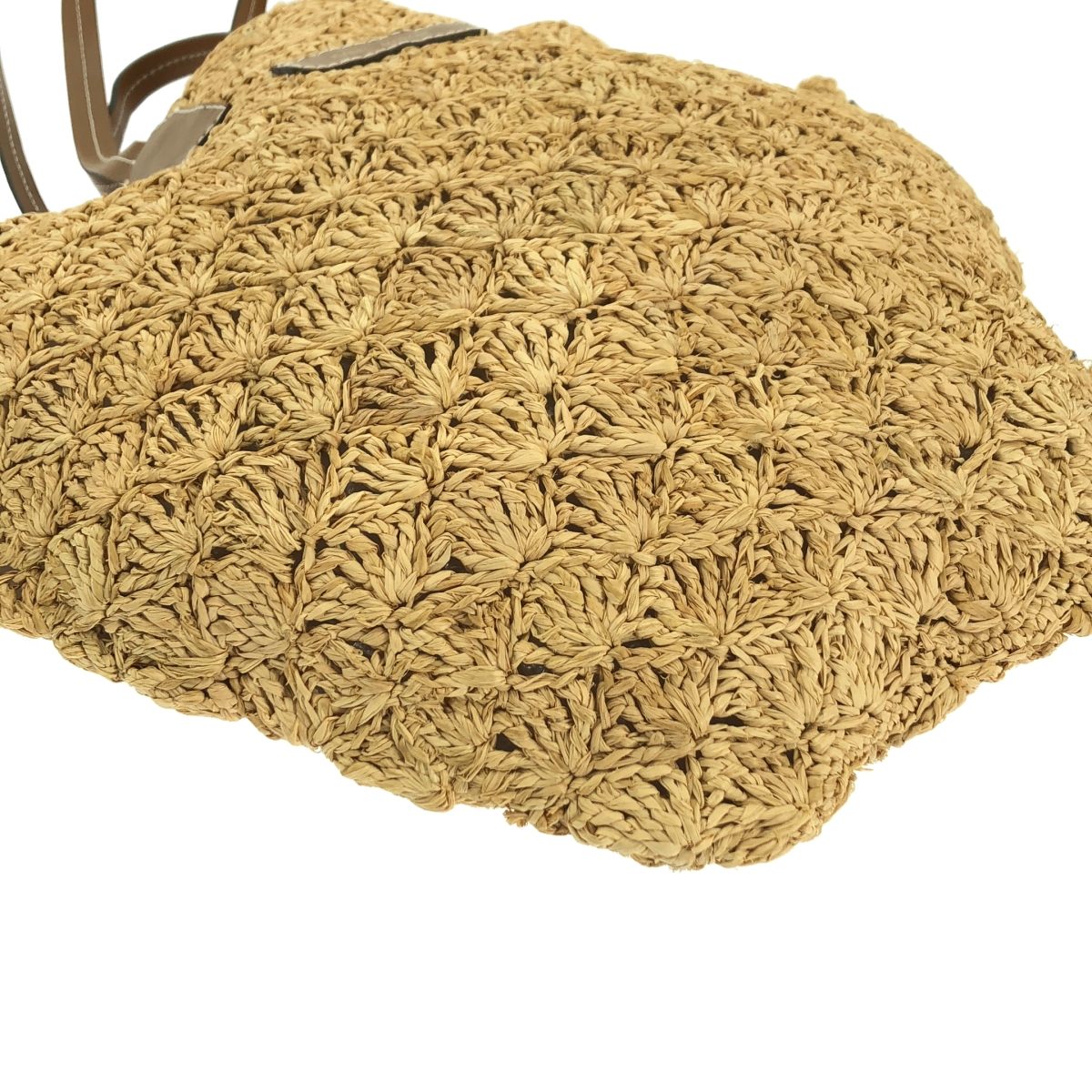 ISABEL MARANT / イザベルマラン レザーハンドル ラフィア カゴバッグ