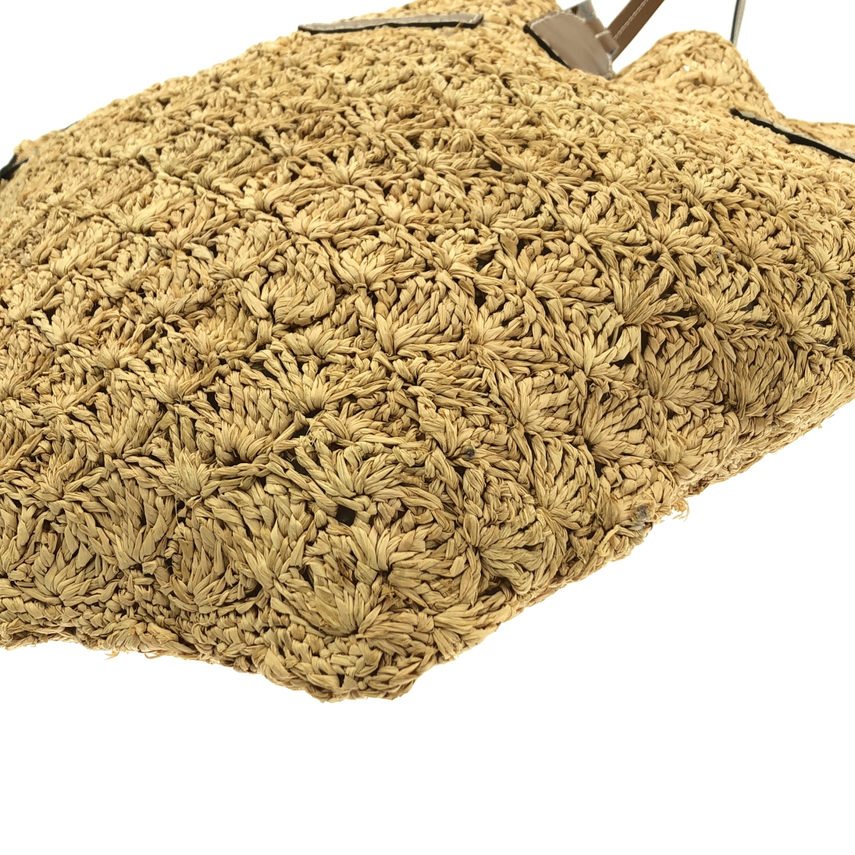 ISABEL MARANT / イザベルマラン レザーハンドル ラフィア カゴバッグ