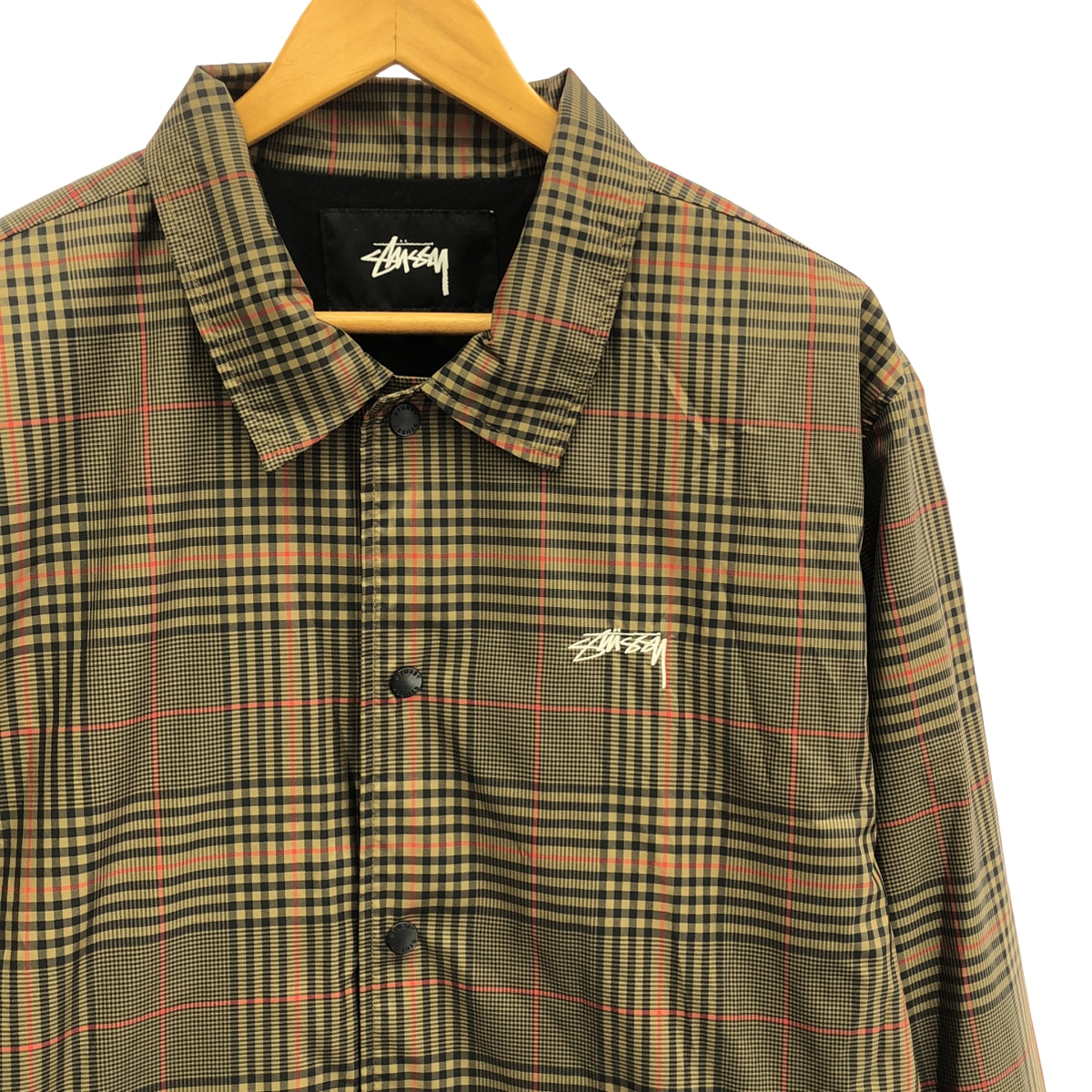 STUSSY / ステューシー PLAID COACH JACKET タータンチェック コーチジャケット