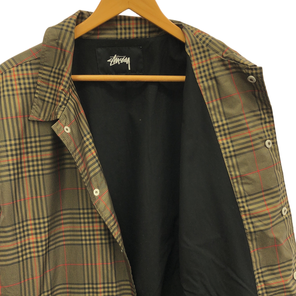 STUSSY / ステューシー PLAID COACH JACKET タータンチェック コーチジャケット