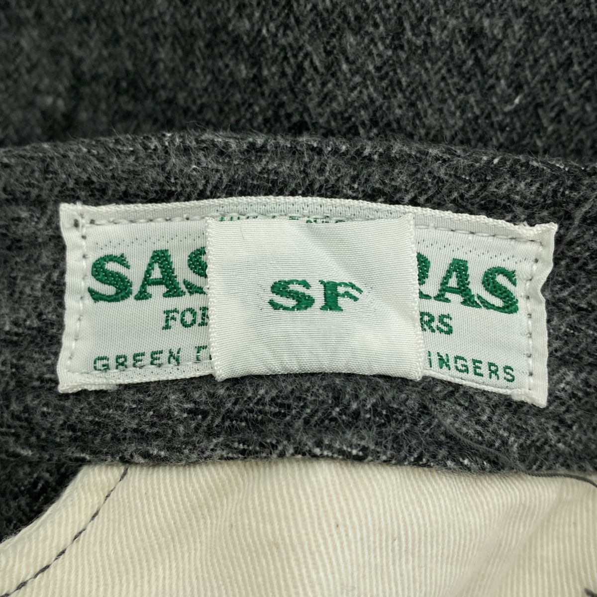 SASSAFRAS / ササフラス SPRAYER PANTS コットンヘリンボーン スプレイヤーパンツ