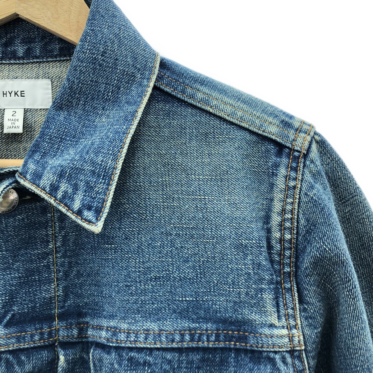 HYKE / ハイク TYPE2 ダメージ加工 デニムジャケット
