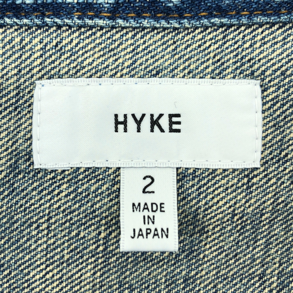 HYKE / ハイク TYPE2 ダメージ加工 デニムジャケット