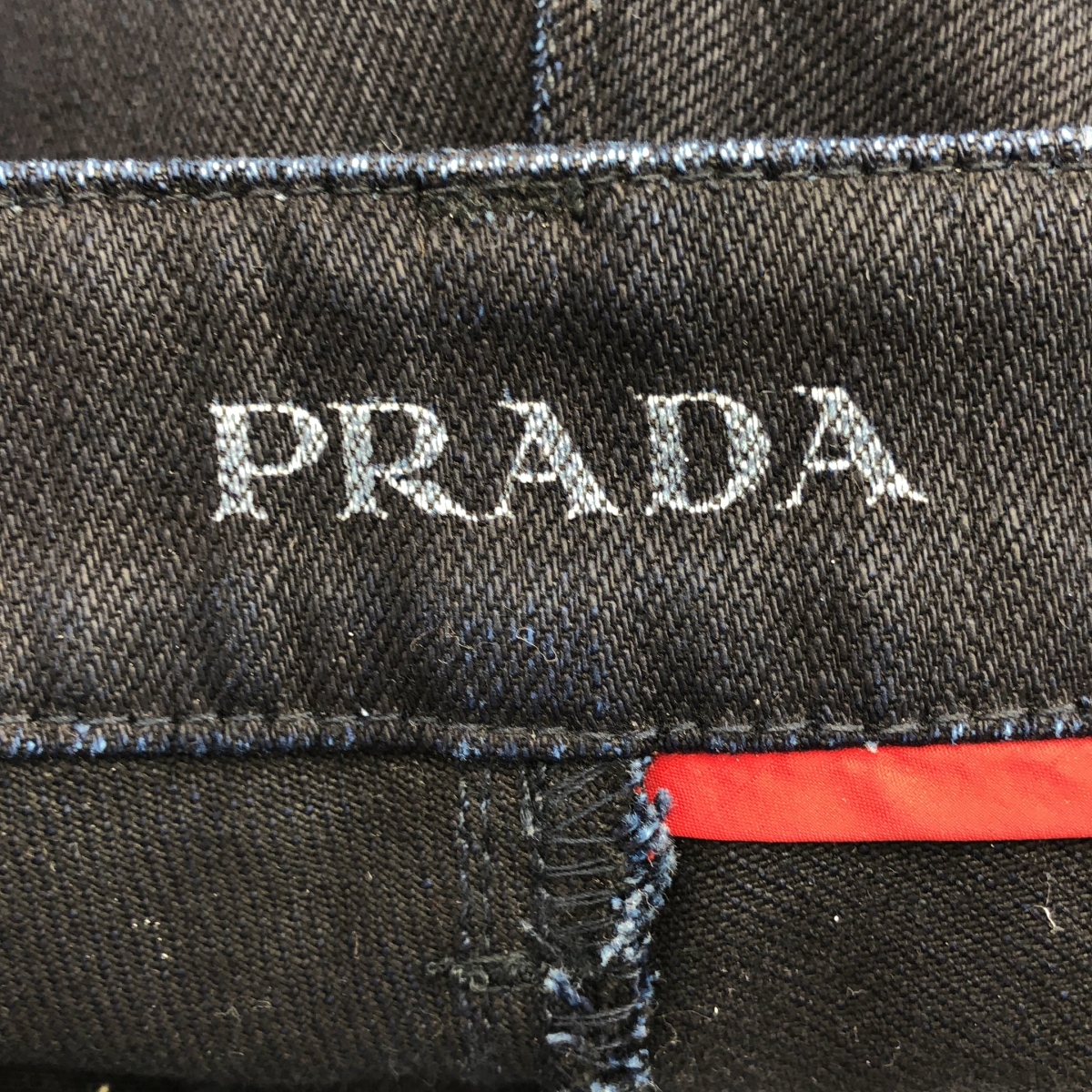 PRADA / プラダ リネン ベルテッド ショートパンツ