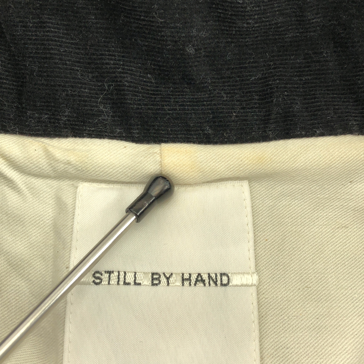 STILL BY HAND / スティルバイハンド シンチバック ショールカラー ベスト