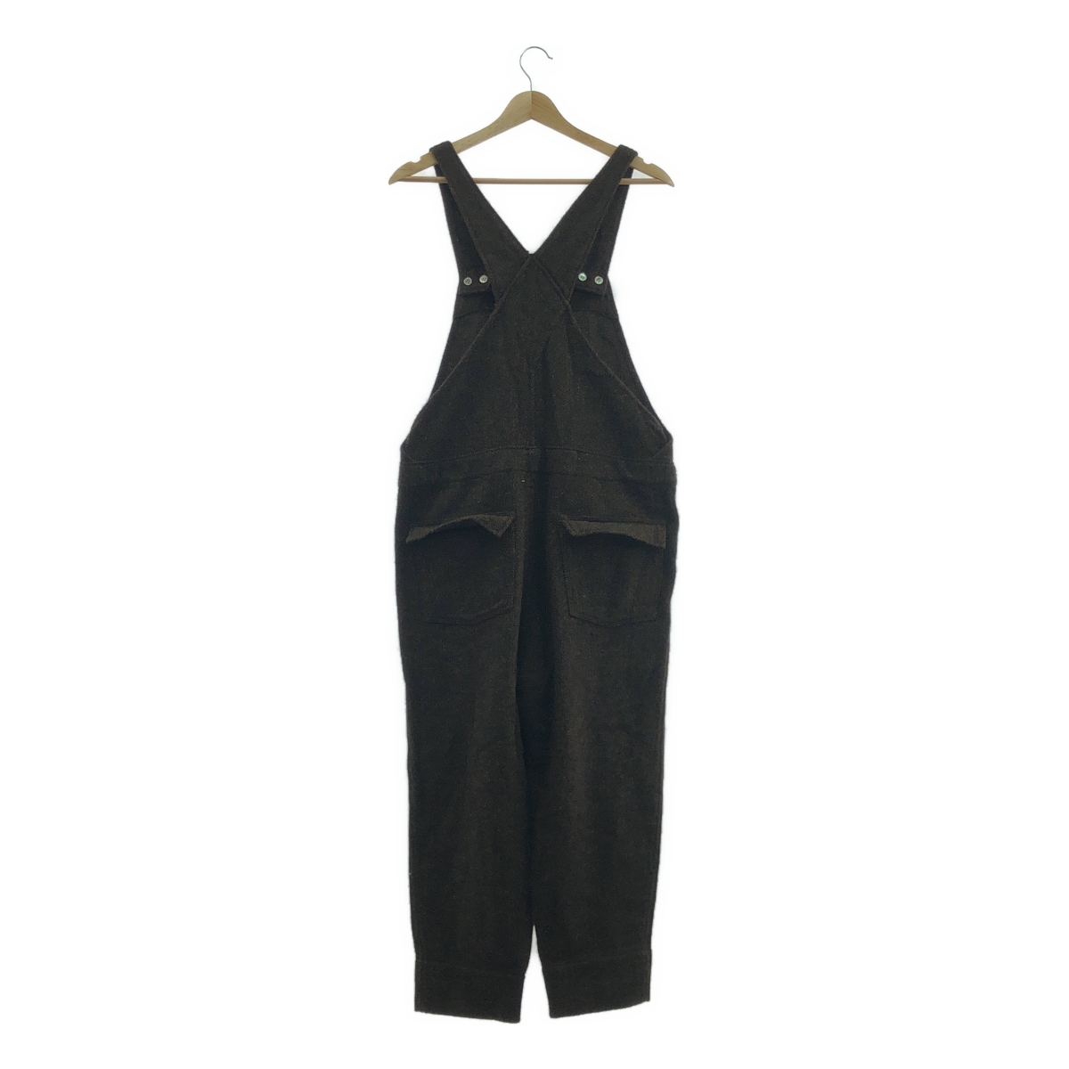 UNIVERSAL TISSU / ユニバーサルティシュ ウール ヘリンボーン オーバーオール