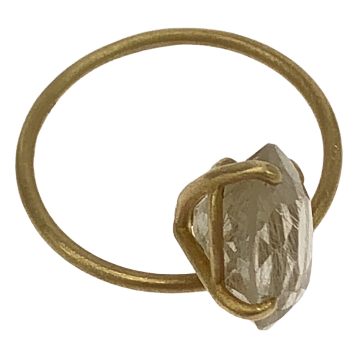 talkative / トーカティブ Falling Drop Ring K18YG Rutile Quartz フォーリングドロップ ゴールド リング ルチルクォーツ