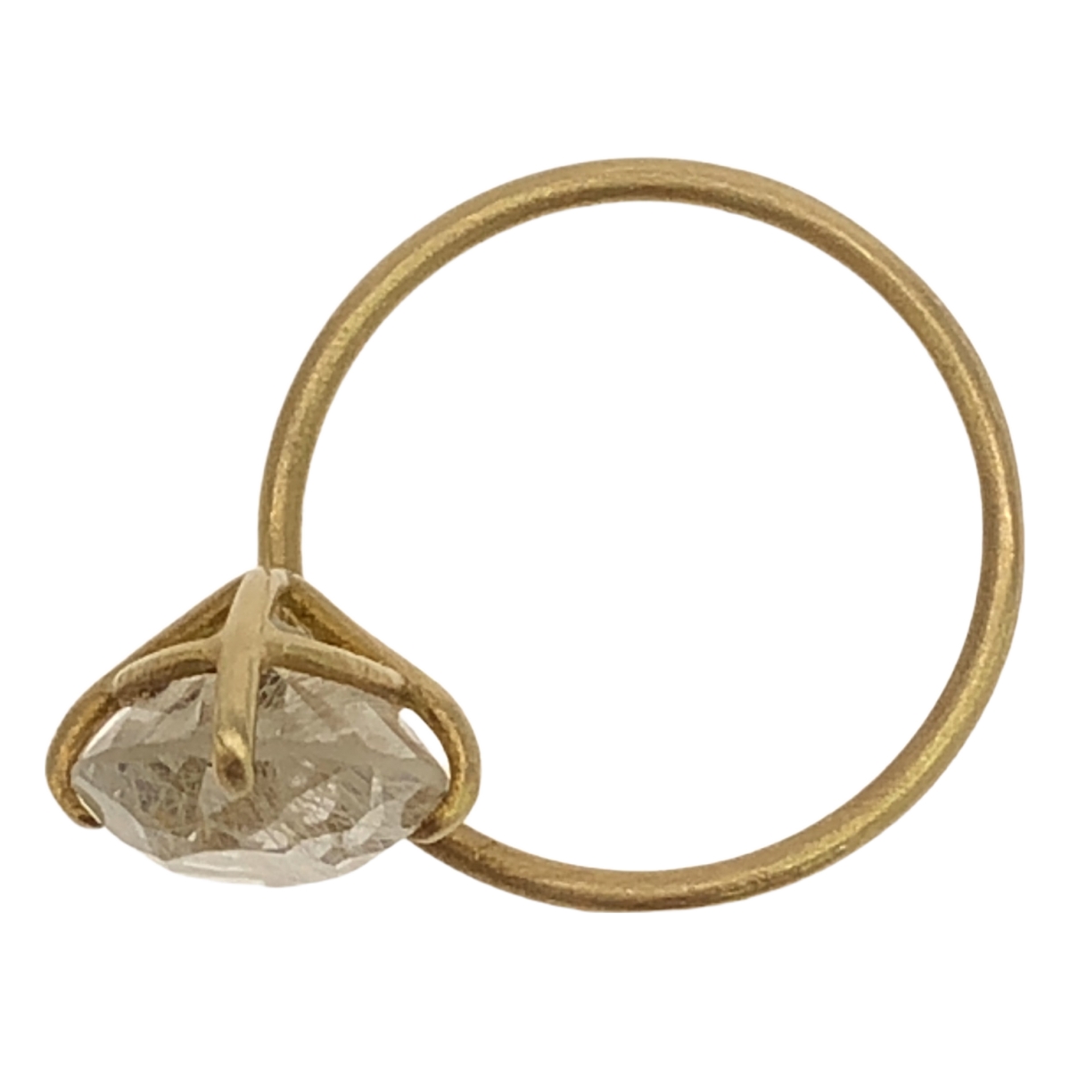 talkative / トーカティブ Falling Drop Ring K18YG Rutile Quartz フォーリングドロップ ゴールド リング ルチルクォーツ