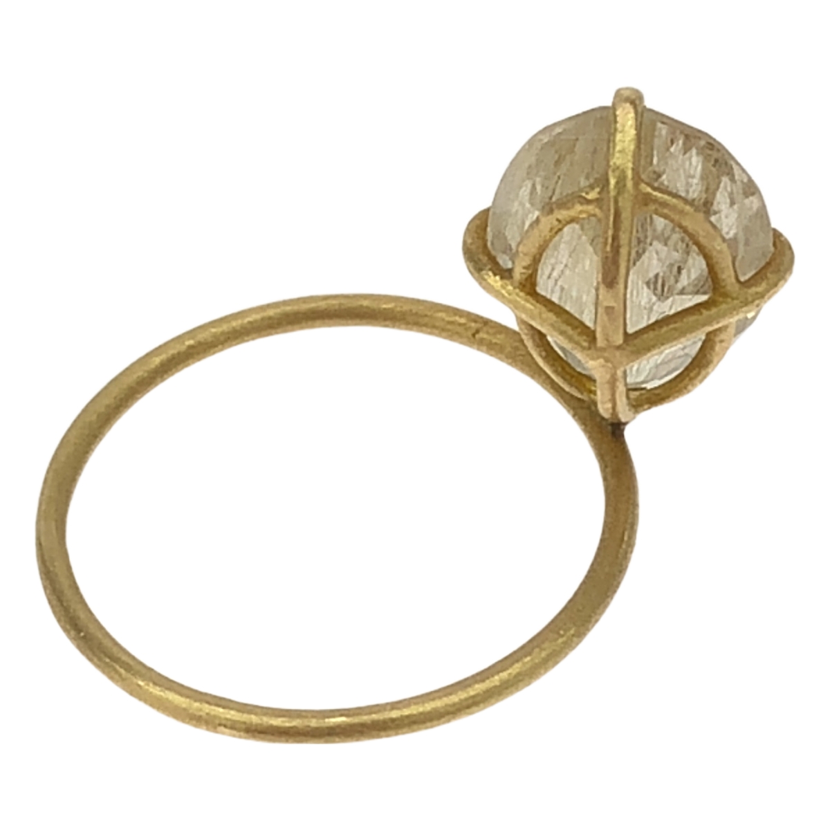 talkative / トーカティブ Falling Drop Ring K18YG Rutile Quartz フォーリングドロップ ゴールド リング ルチルクォーツ