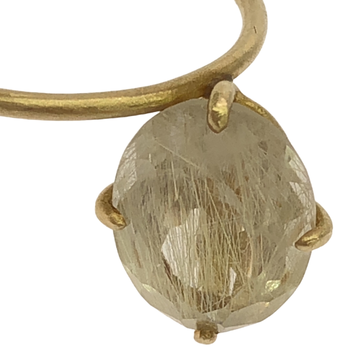 talkative / トーカティブ Falling Drop Ring K18YG Rutile Quartz フォーリングドロップ ゴールド リング ルチルクォーツ