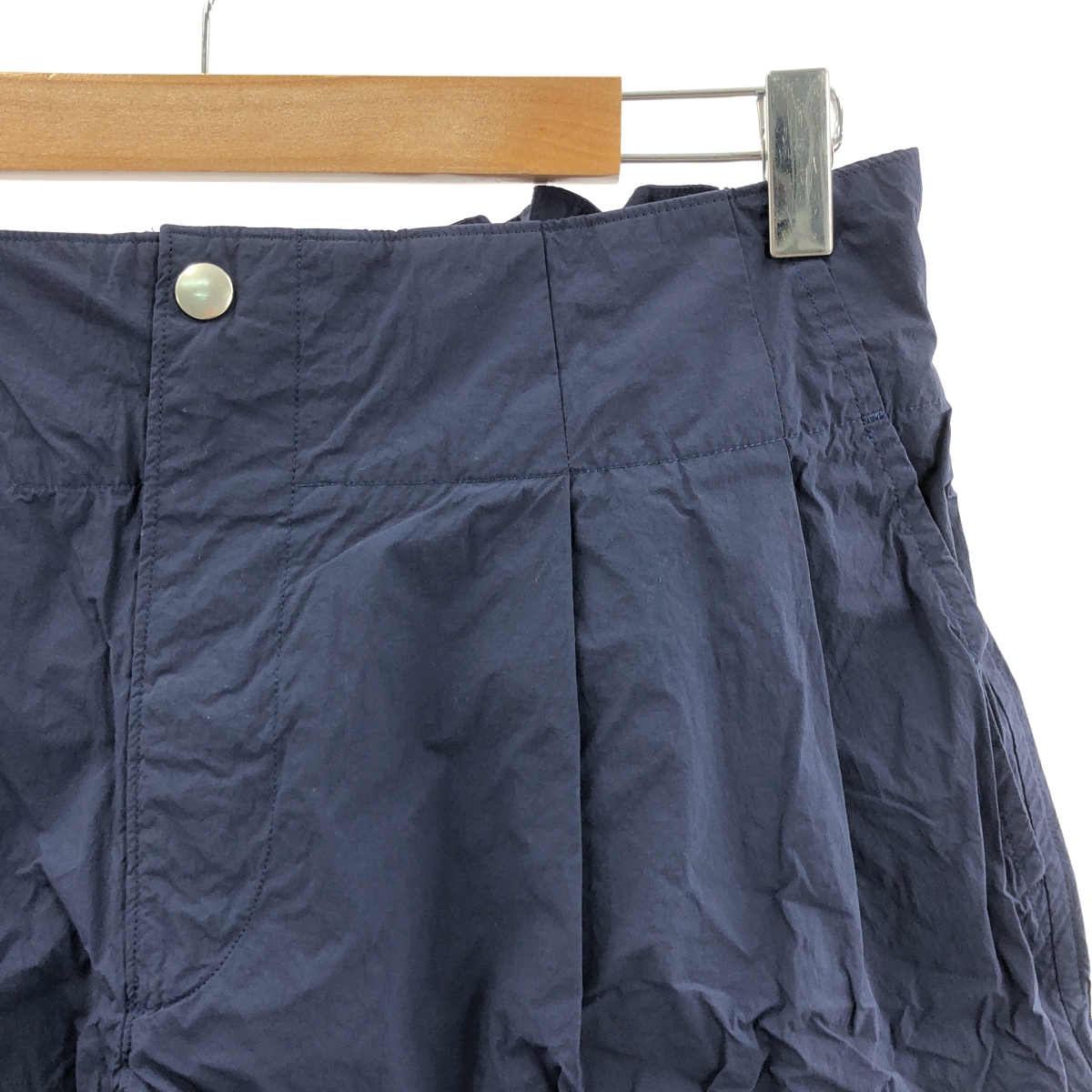 kolor / カラー ナイロンライトクロス ワイドショートパンツ