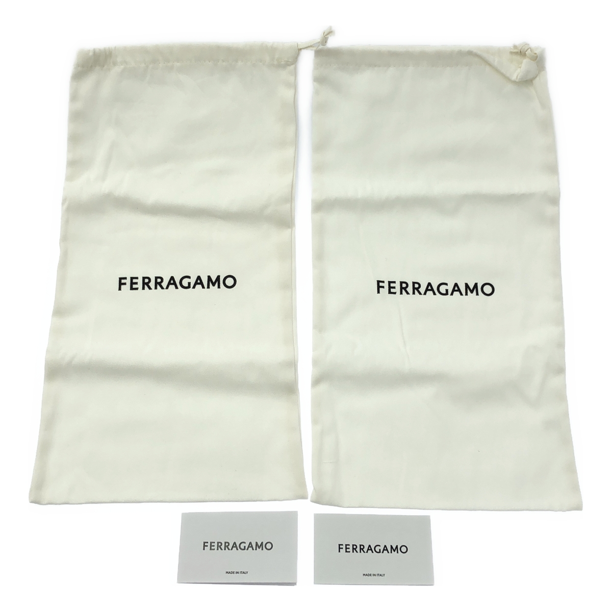 FERRAGAMO / フェラガモ VANIA FLATS / レザー ロゴ ポインテッドトゥ パンプス ミュール