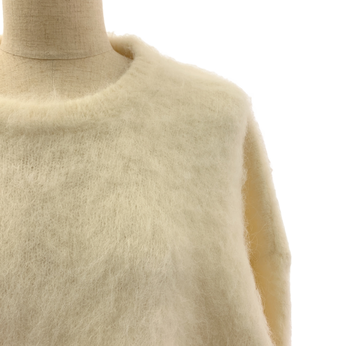 MADISON BLUE / マディソンブルー CREW NECK PO SHAGGY / アルパカ ナイロン シャギー クルーネック ニット セーター