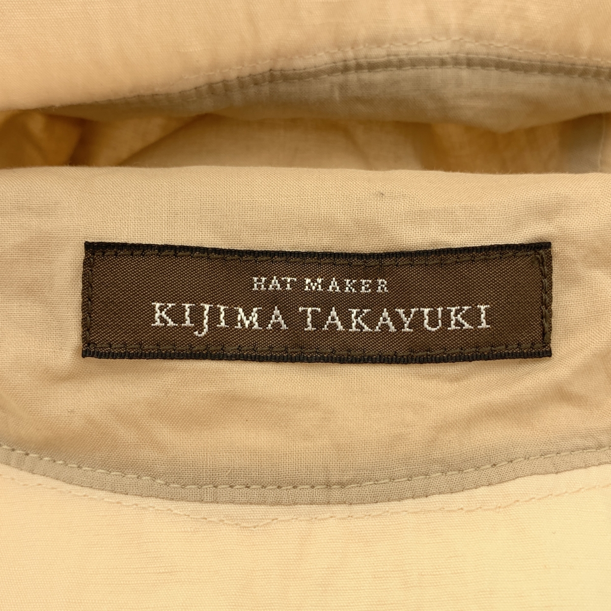 KIJIMA TAKAYUKI / キジマタカユキ COTTON LINEN SLAB BUCKET HAT コットンリネン スラブ バケットハット
