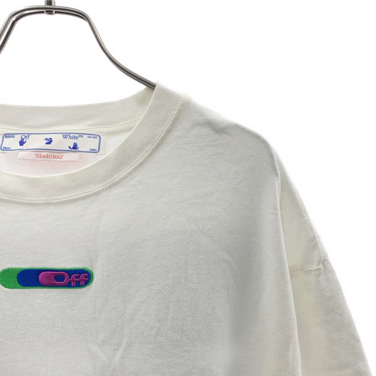 Off-White / オフホワイト Weed Arrows 刺しゅう プリントTシャツ