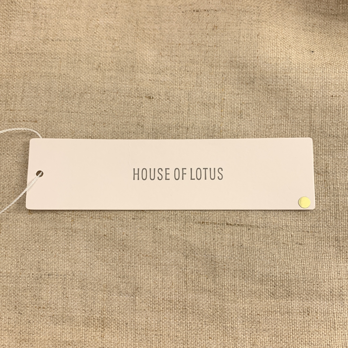 HOUSE OF LOTUS / ハウスオブロータス リネン パール装飾 ノーカラージャケット