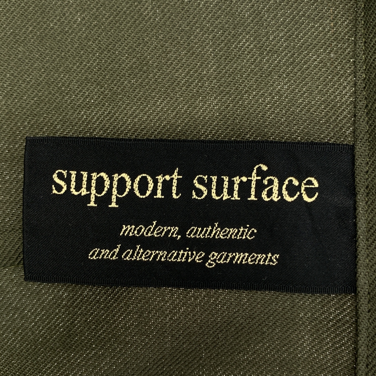 SUPPORT SURFACE / サポートサーフェス ウール ポリエステル ドルマンスリーブシャツ