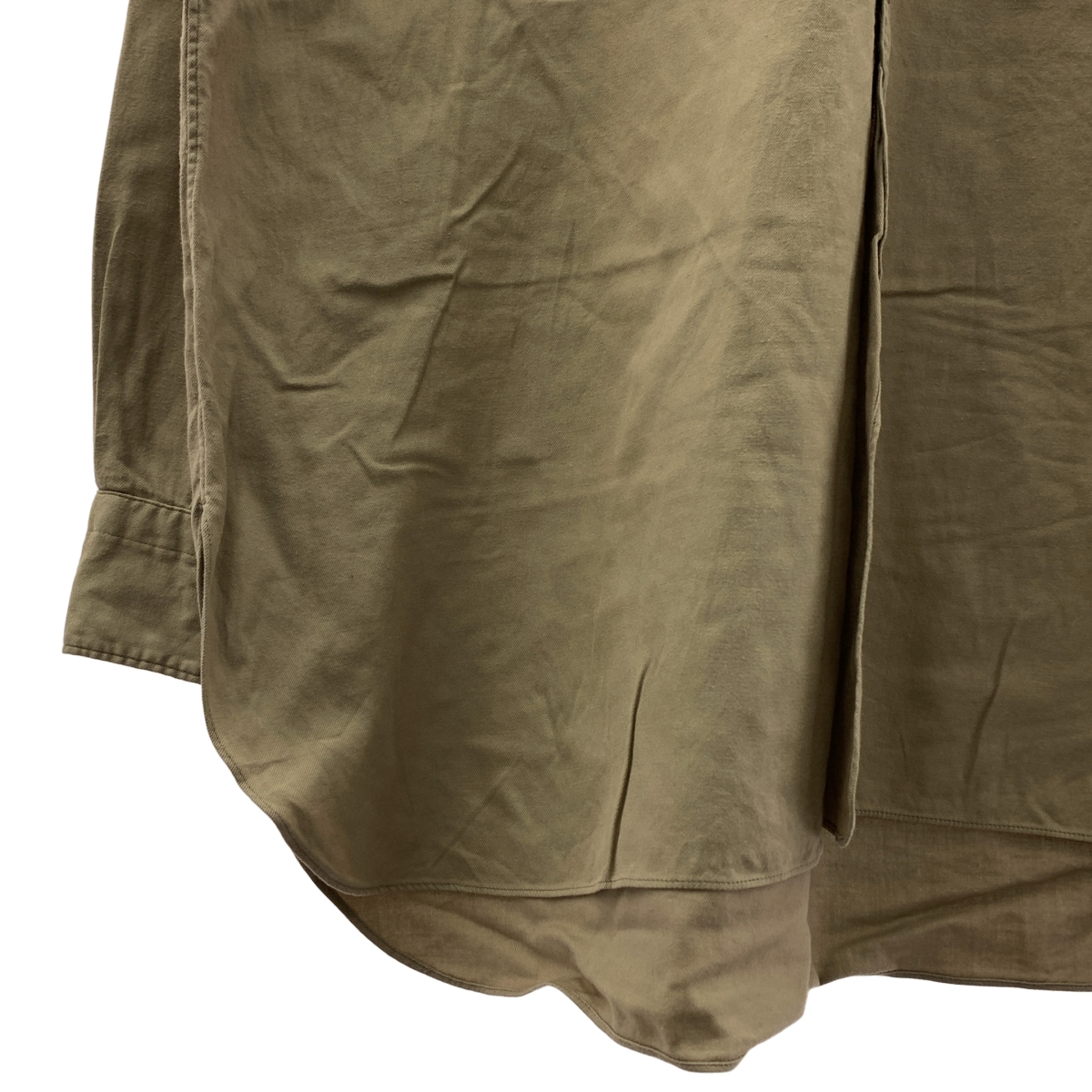 LENO / リノ コットン バンドカラー シャツ