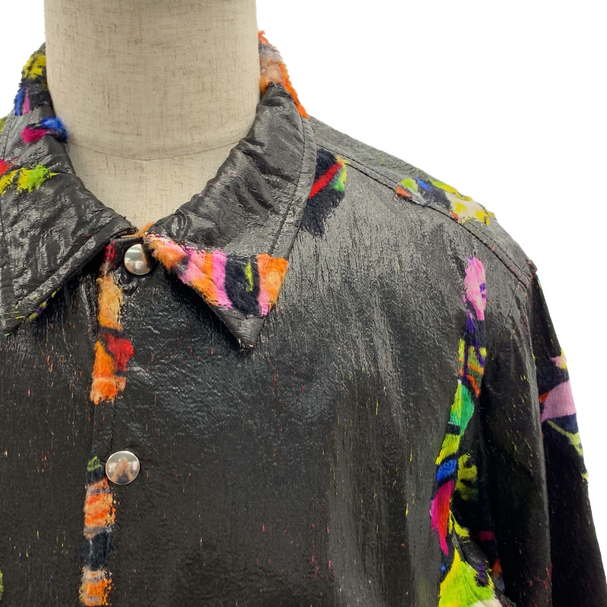 COMME des GARCONS HOMME PLUS / コムデギャルソンオムプリュス コーティング バックロゴ ドローストリング コーチジャケット