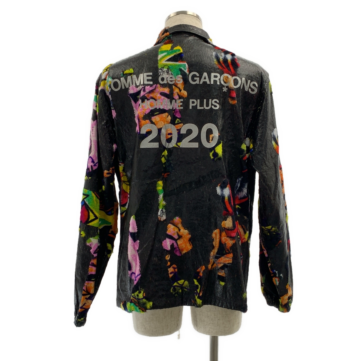 COMME des GARCONS HOMME PLUS / コムデギャルソンオムプリュス コーティング バックロゴ ドローストリング コーチジャケット