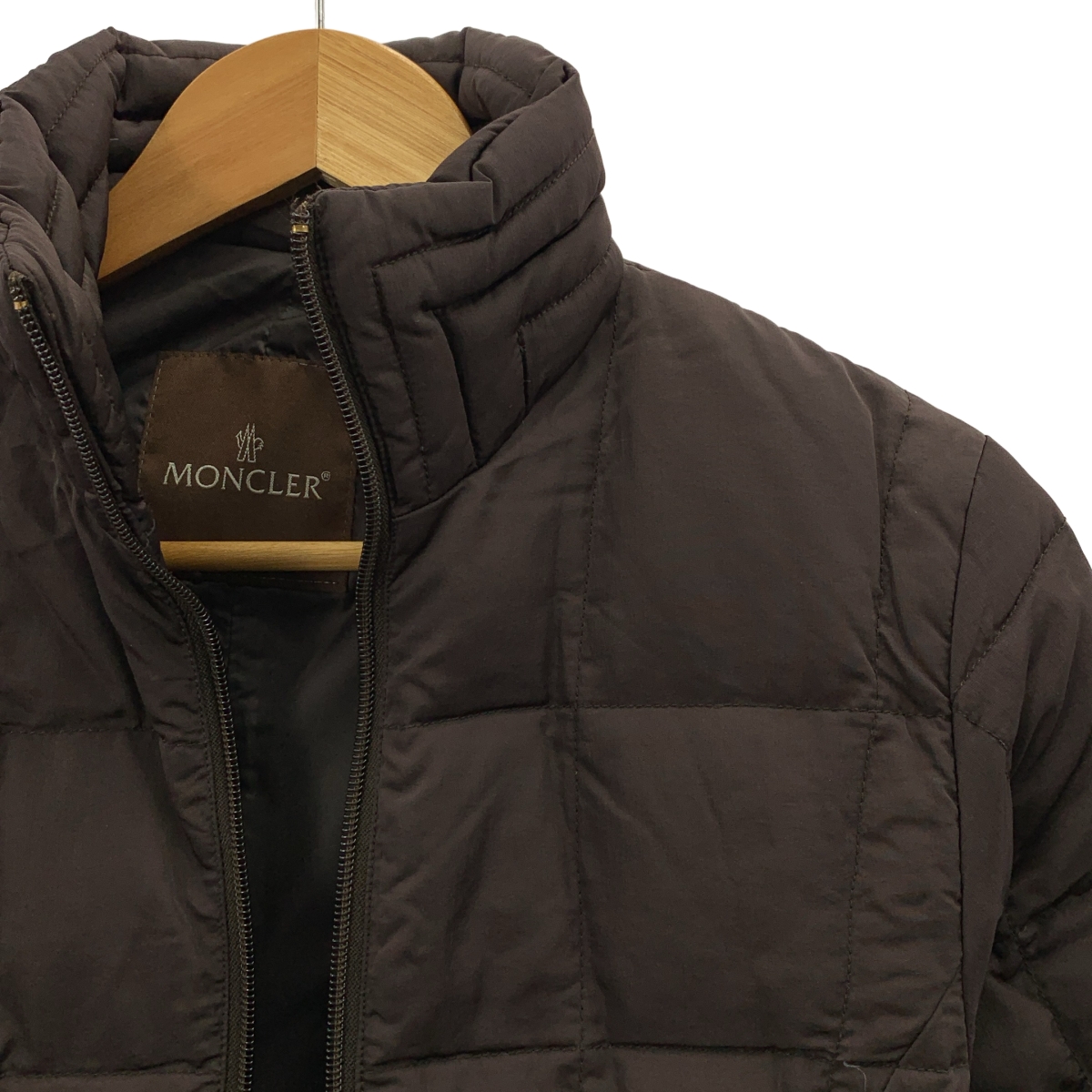 MONCLER / モンクレール 茶タグ ダブルジップ ショート ダウン コート