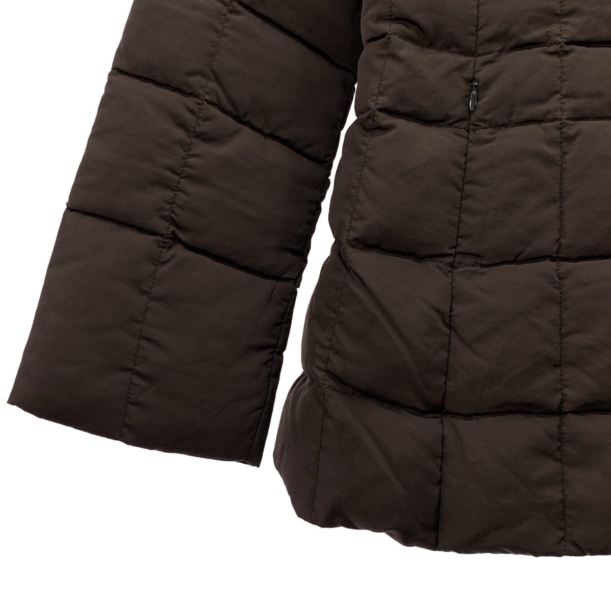 MONCLER / モンクレール 茶タグ ダブルジップ ショート ダウン コート