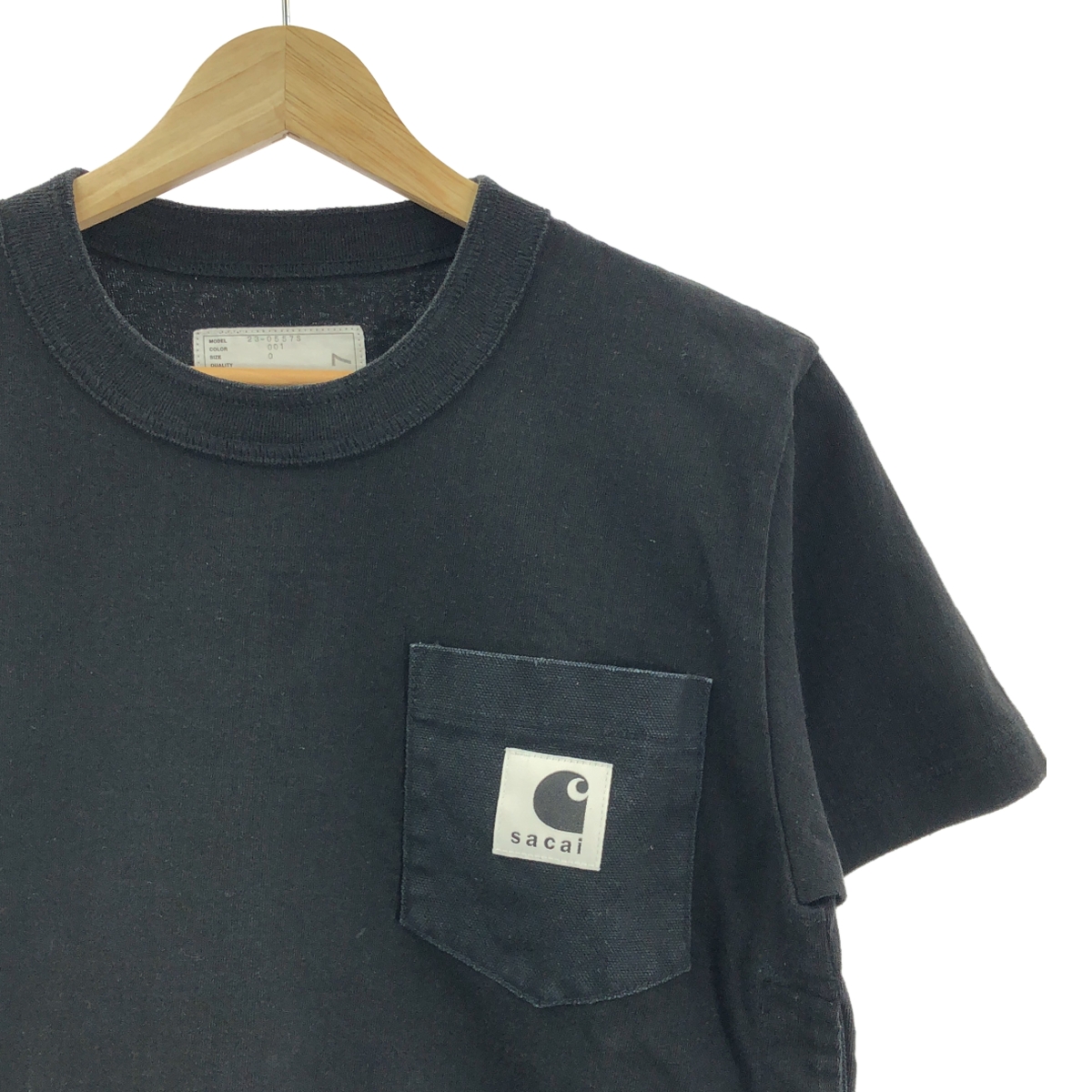 sacai / サカイ × carhartt WIP / カーハート ロゴ ポケット Tシャツ カットソー