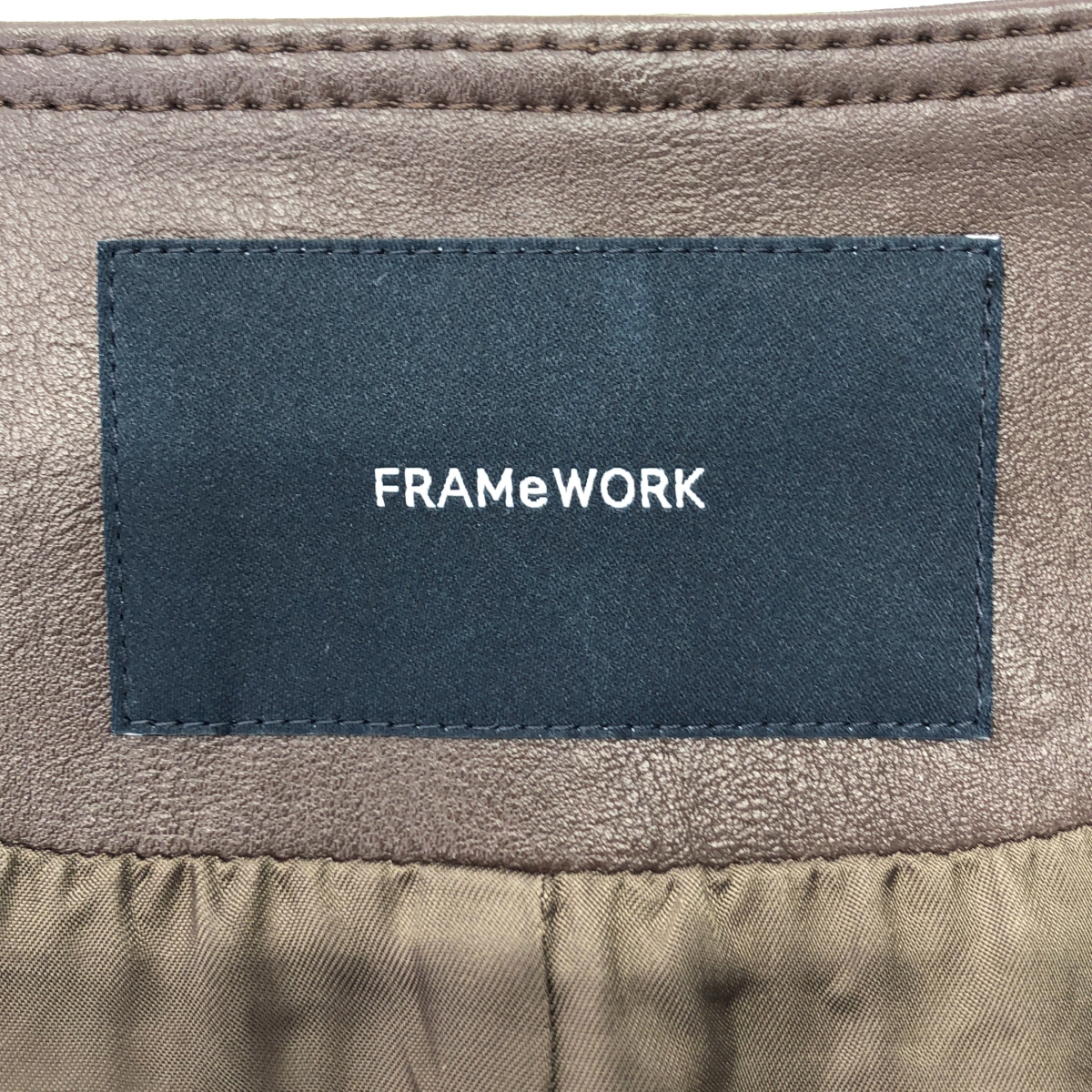 Framework / フレームワーク フェイクレザーベスト