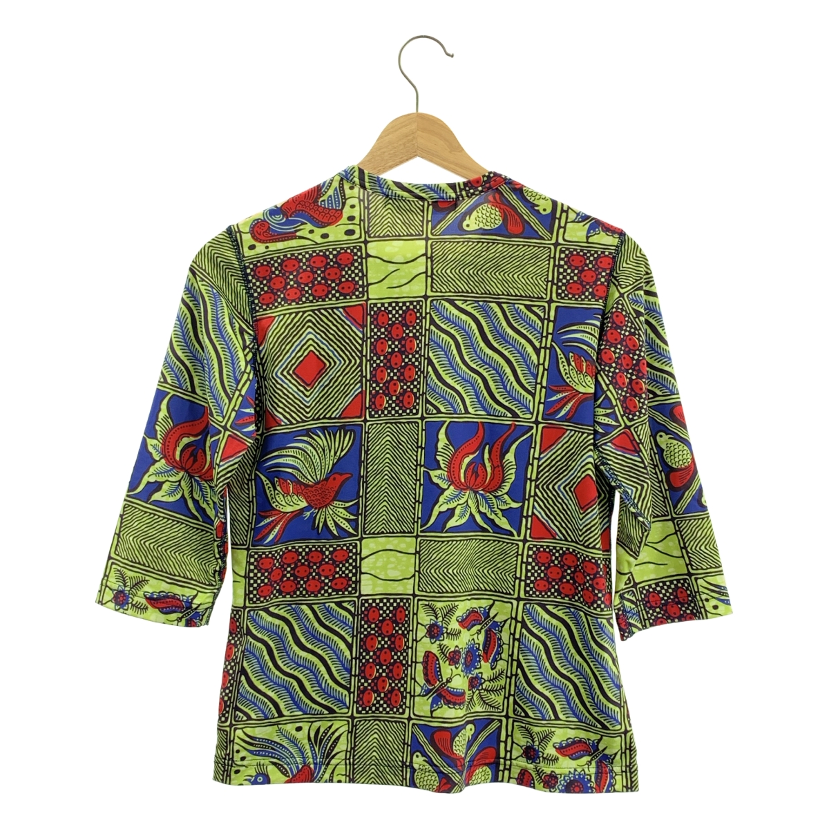 JUNYA WATANABE COMME des GARCONS / ジュンヤワタナベ 総柄 ストレッチ クルーネック カットソー