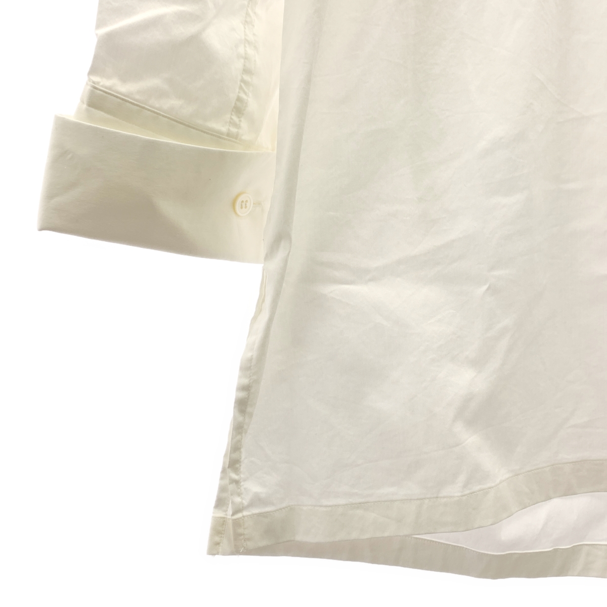 ISSEY MIYAKE / イッセイミヤケ FASTENED SHIRT コットン シャツ