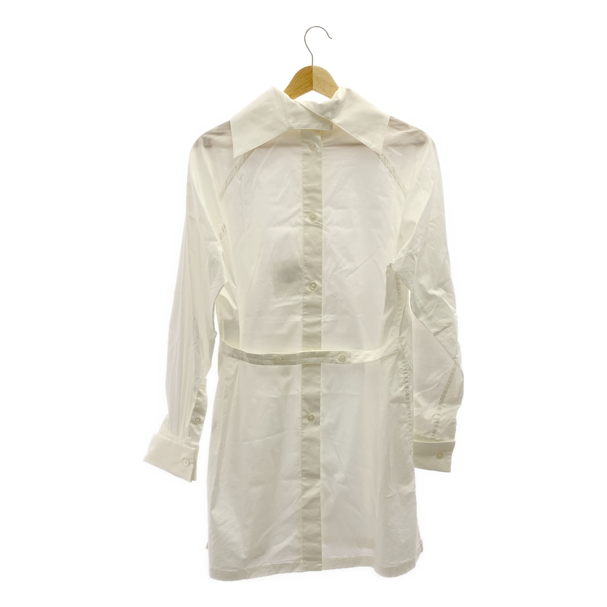 ISSEY MIYAKE / イッセイミヤケ FASTENED SHIRT コットン シャツ