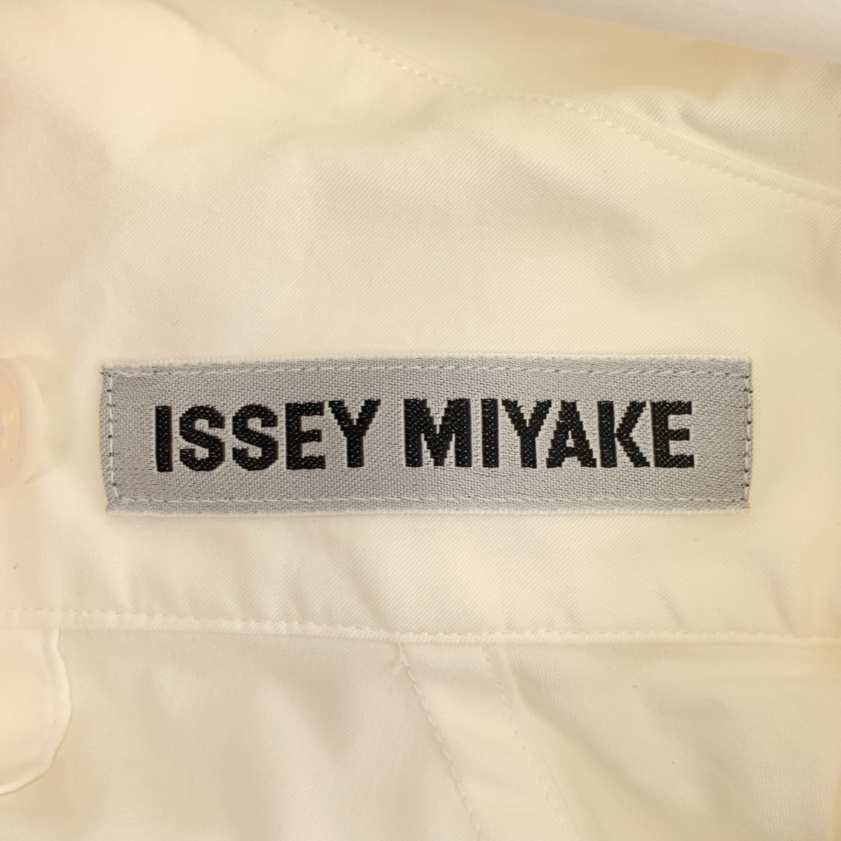 ISSEY MIYAKE / イッセイミヤケ FASTENED SHIRT コットン シャツ