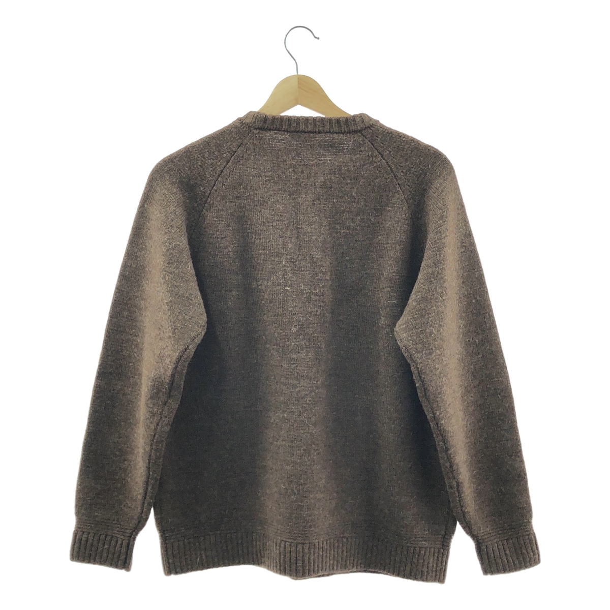 steven alan / スティーブンアラン UNDYED RAGLAN SLEEVES LOOSE CREW NECK KNIT アンダイド ラグラン クルーネック ウールニット