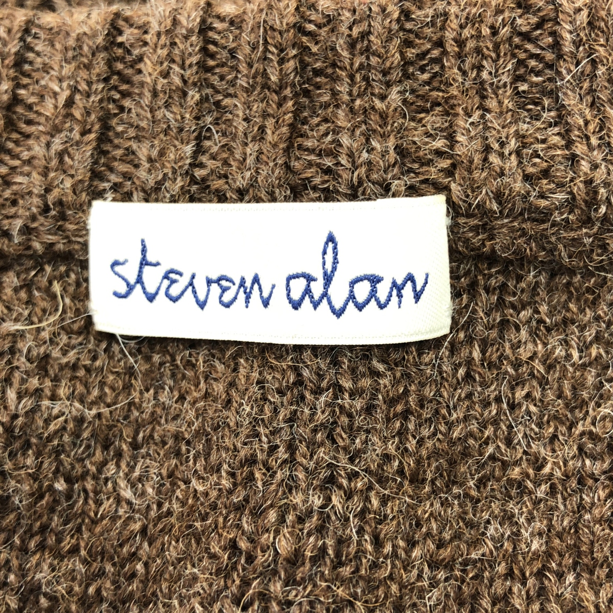 steven alan / スティーブンアラン UNDYED RAGLAN SLEEVES LOOSE CREW NECK KNIT アンダイド ラグラン クルーネック ウールニット